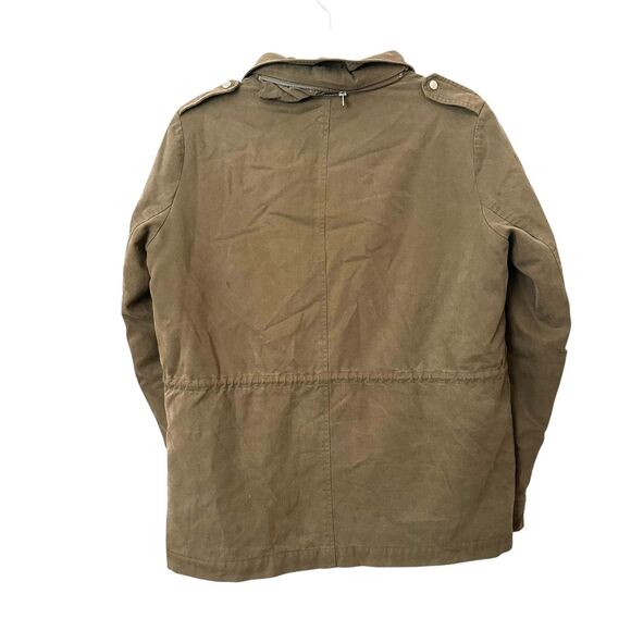 MAJE‎ Utility Light Jacket Army Green Sz 2 (US Medium) - Picture 4 of 6